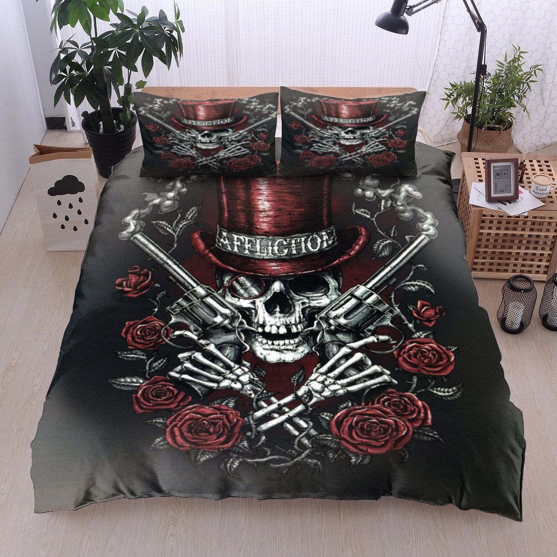 Skull Bedding Set