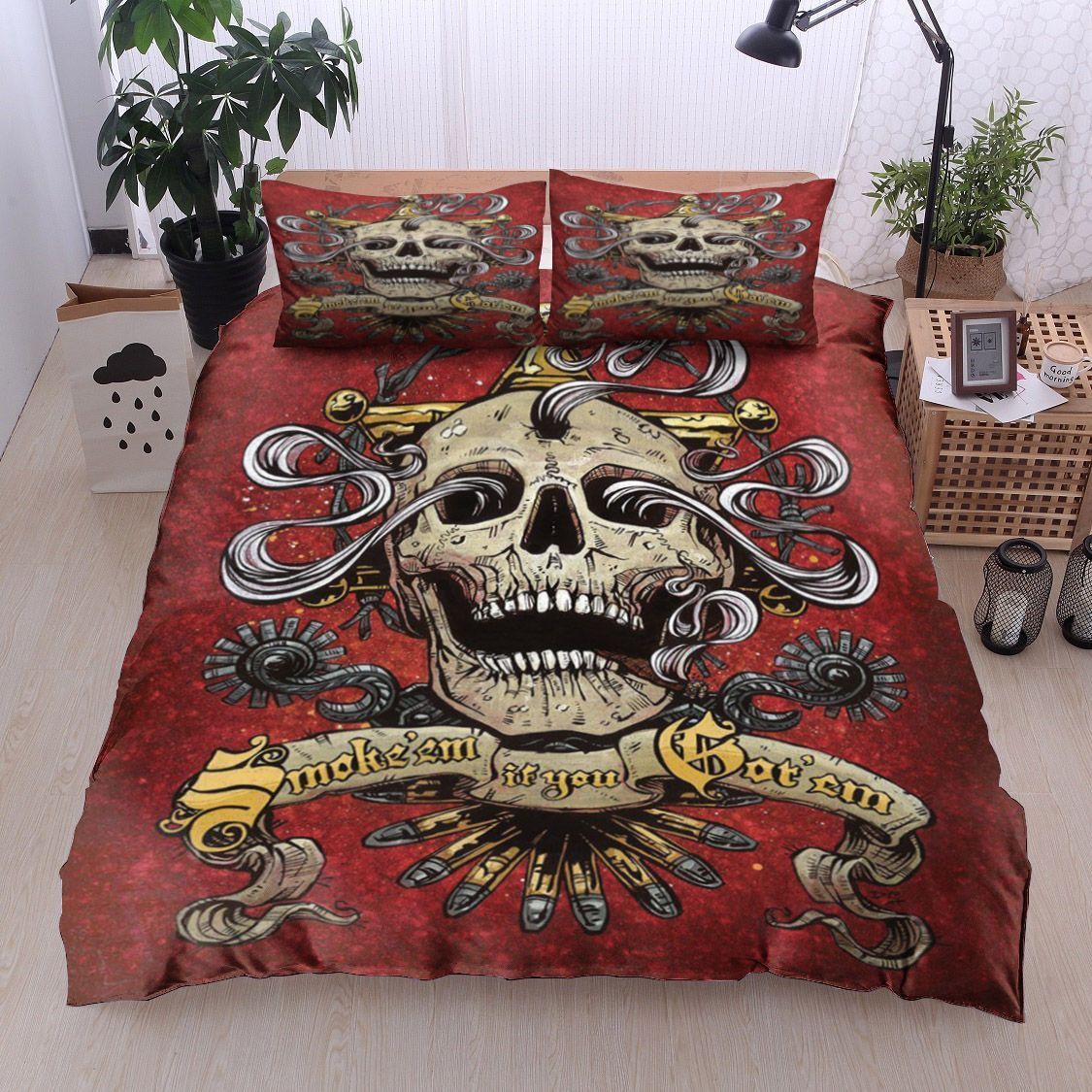 Skull Bedding Set