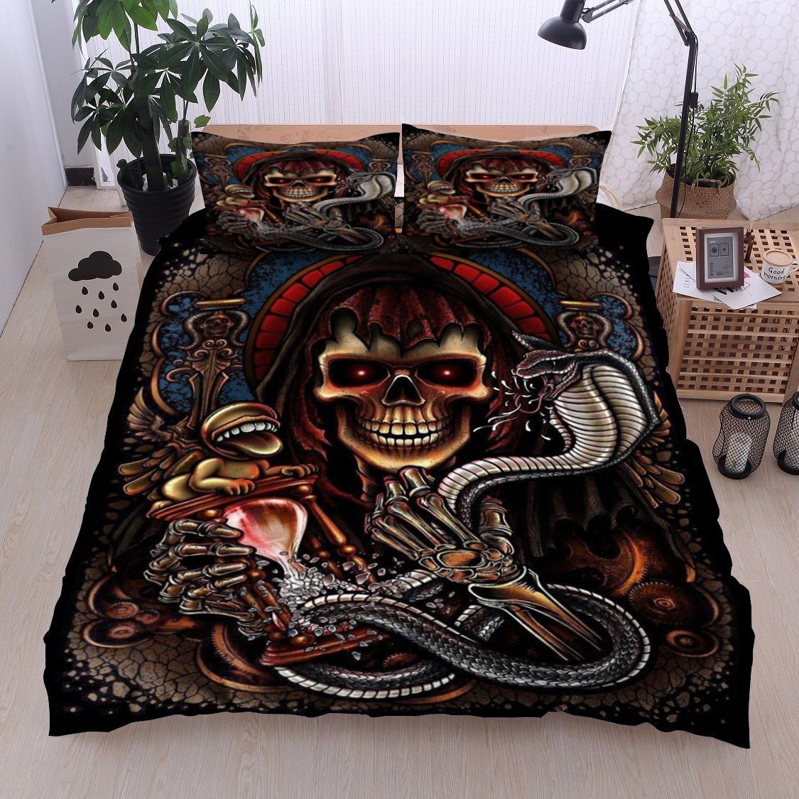 Skull Bedding Set