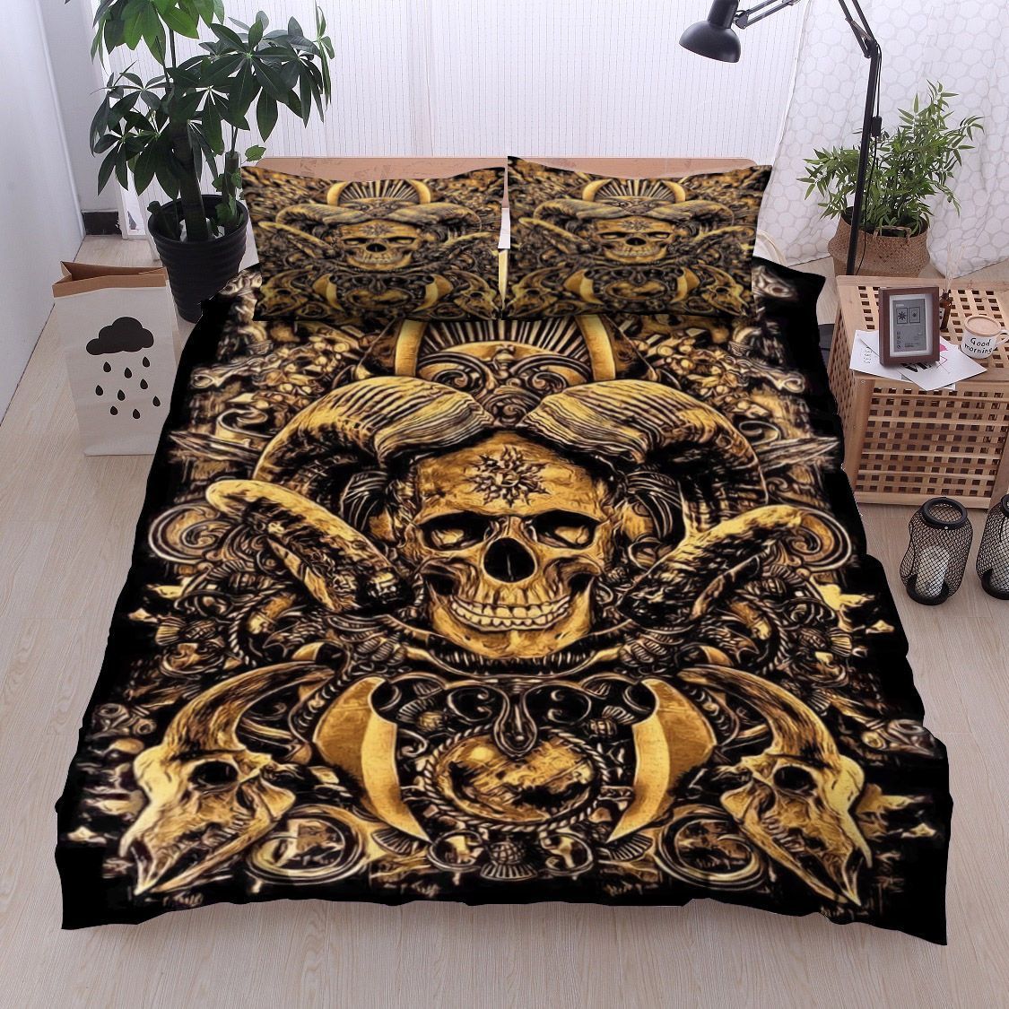 Skull Bedding Set