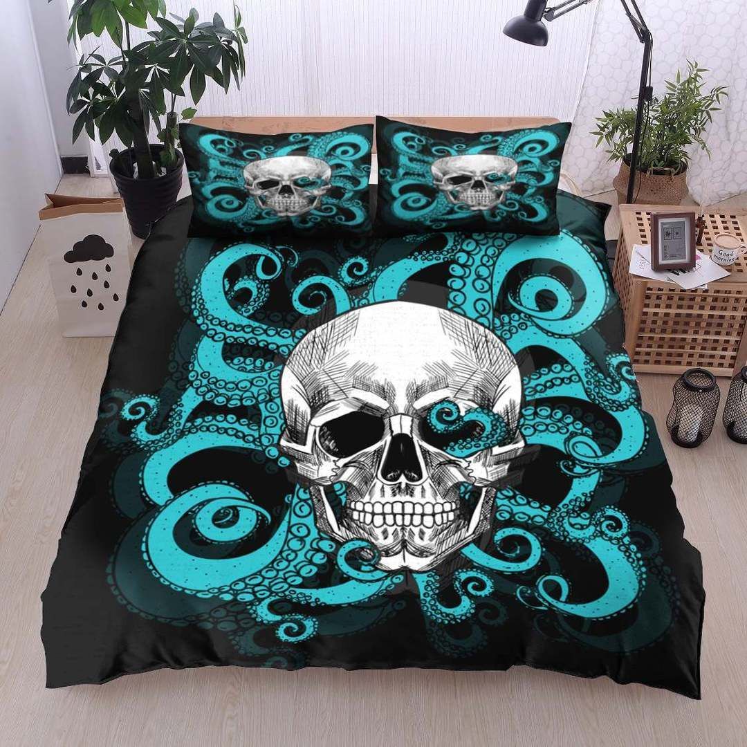 Skull Octopus Bedding Set