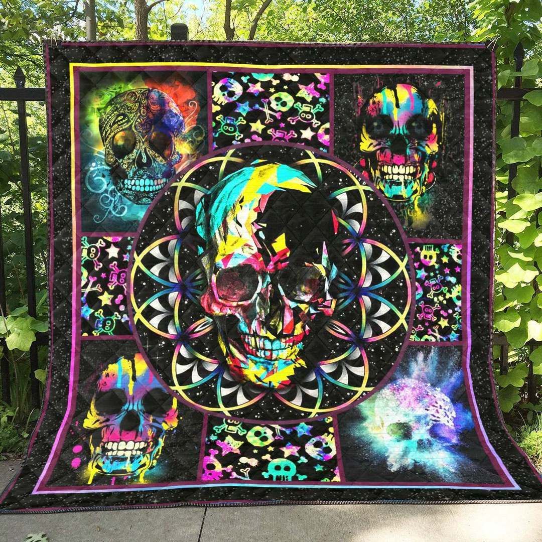 Skull QH020801C TBG Quilt Blanket