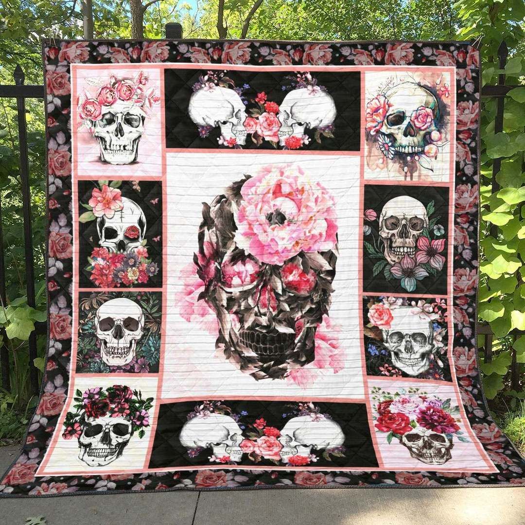 Skull QH030802C TBG Quilt Blanket
