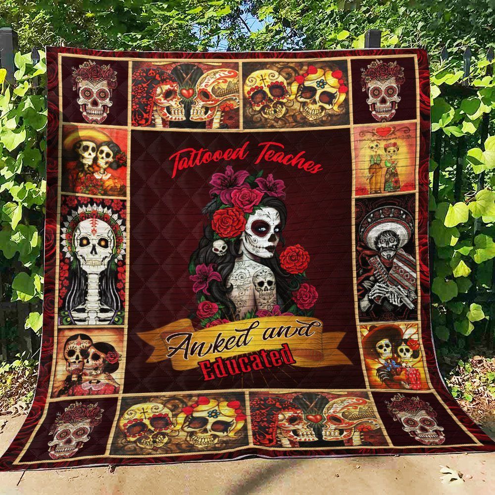 Skull QH110703B TBG Quilt Blanket