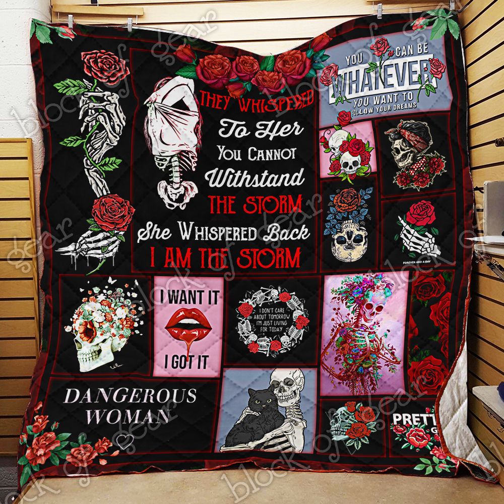 Skull Queen Quilt Pn724 Dhc11124143Dd