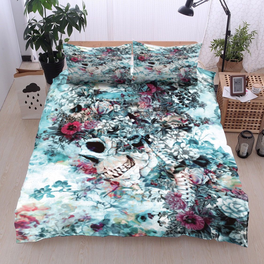 Skull Queen Bedding Set