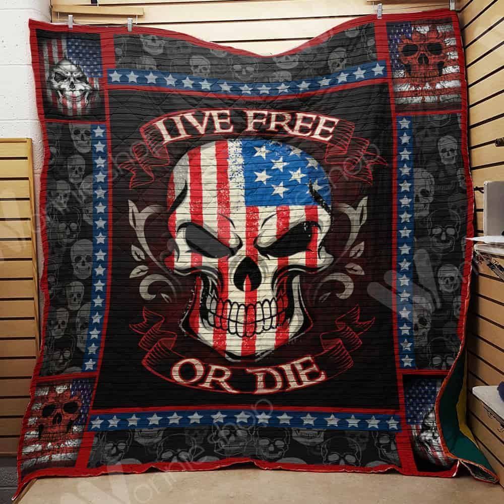 Skull Quilt Blanket ABC22105416