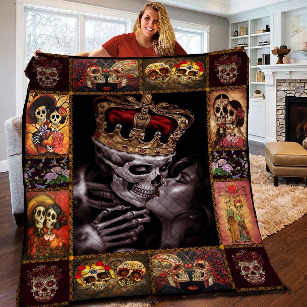 Skull Quilt Blanket BBB060224SM