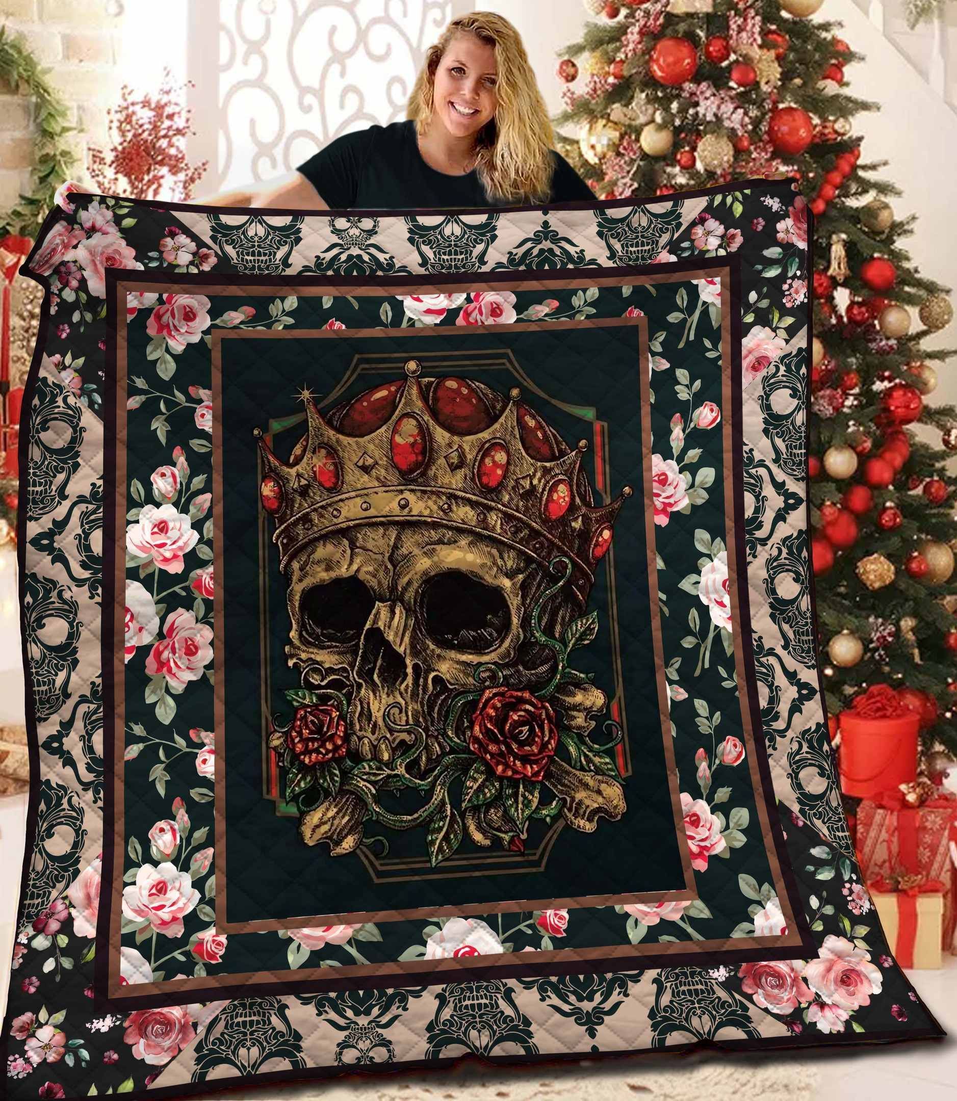 Skull Quilt Blanket BBB061132SM