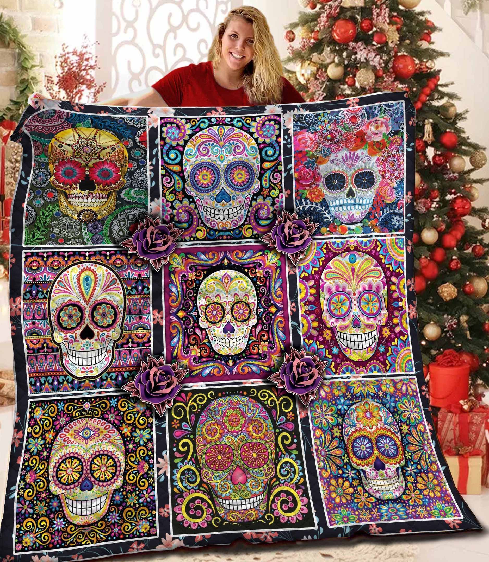 Skull Quilt Blanket BBB071123SM