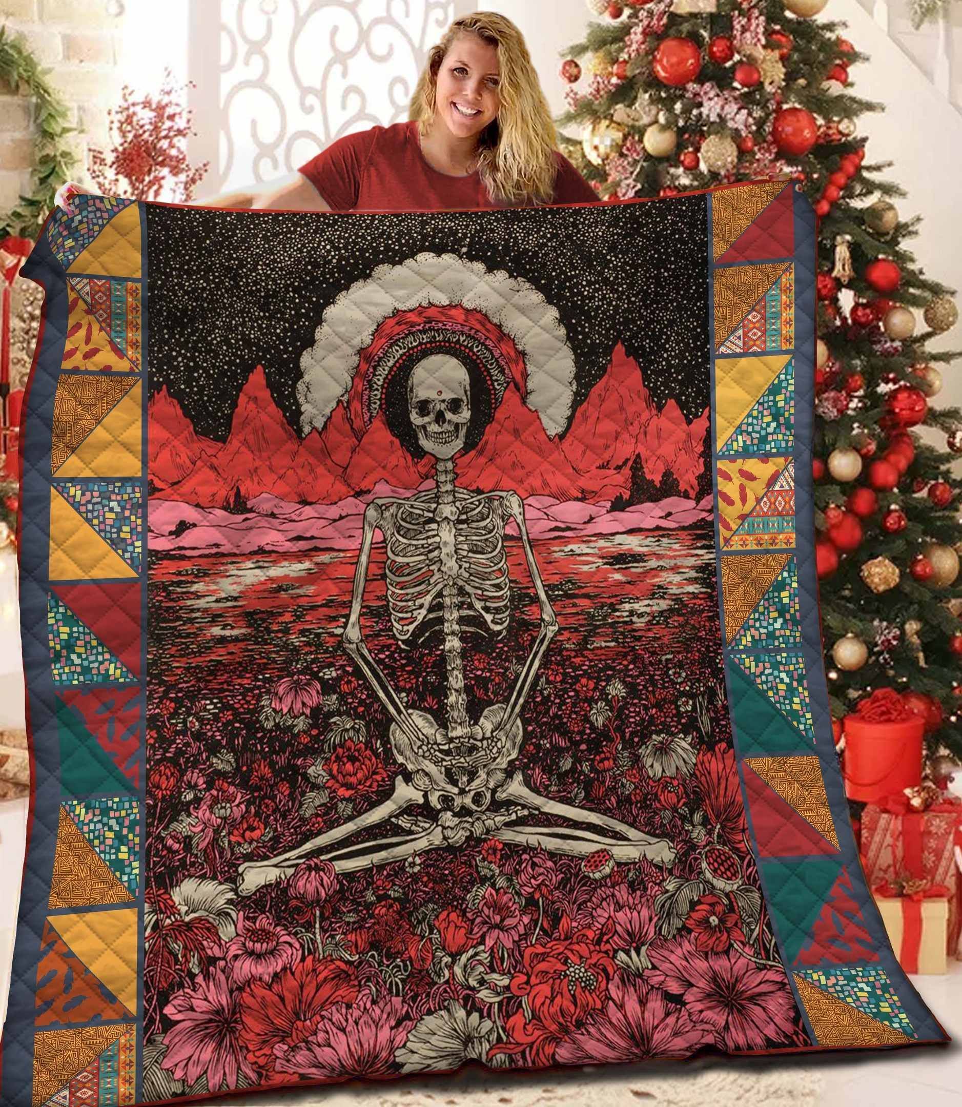 Skull Quilt Blanket BBB071124SM