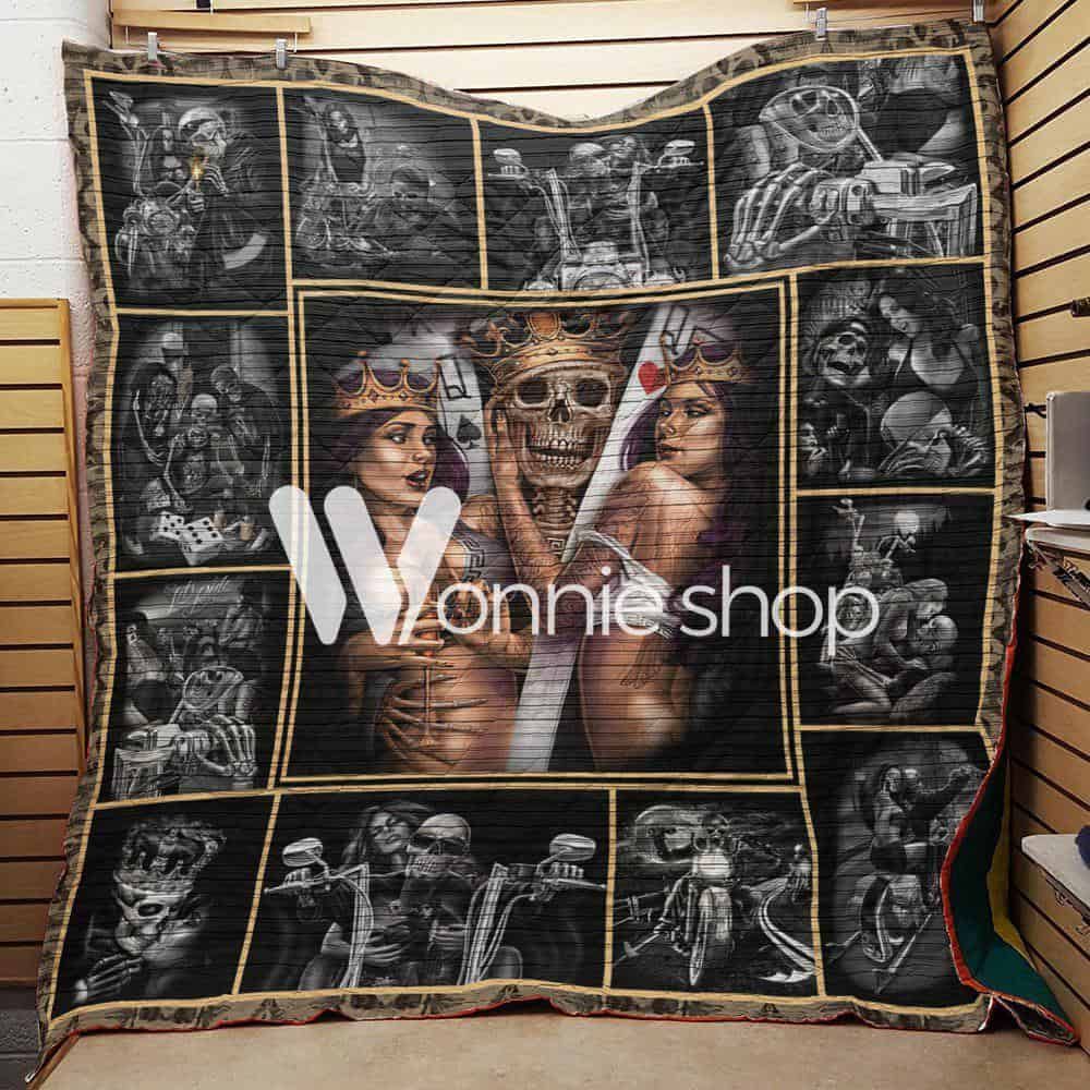 Skull Quilt Blanket DHC0502643TD