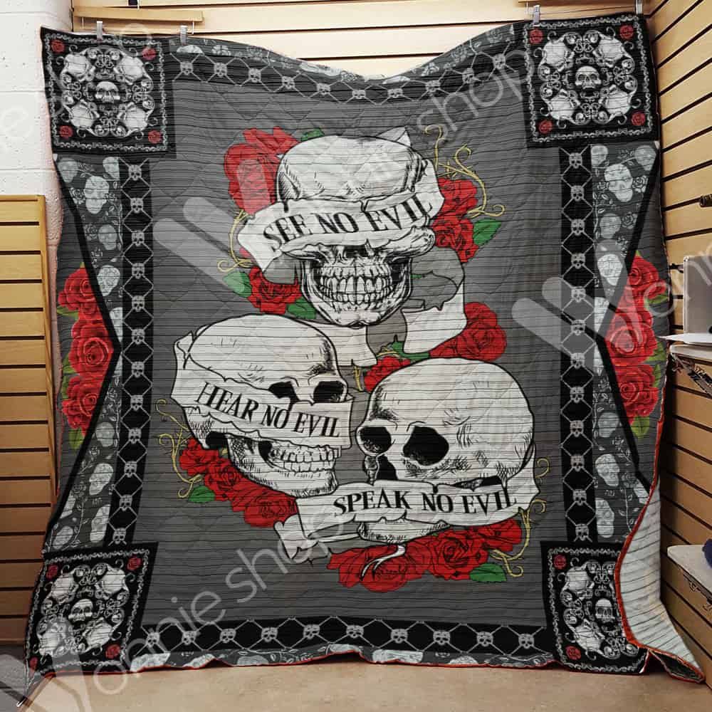 Skull Quilt Blanket DHC06021227TD