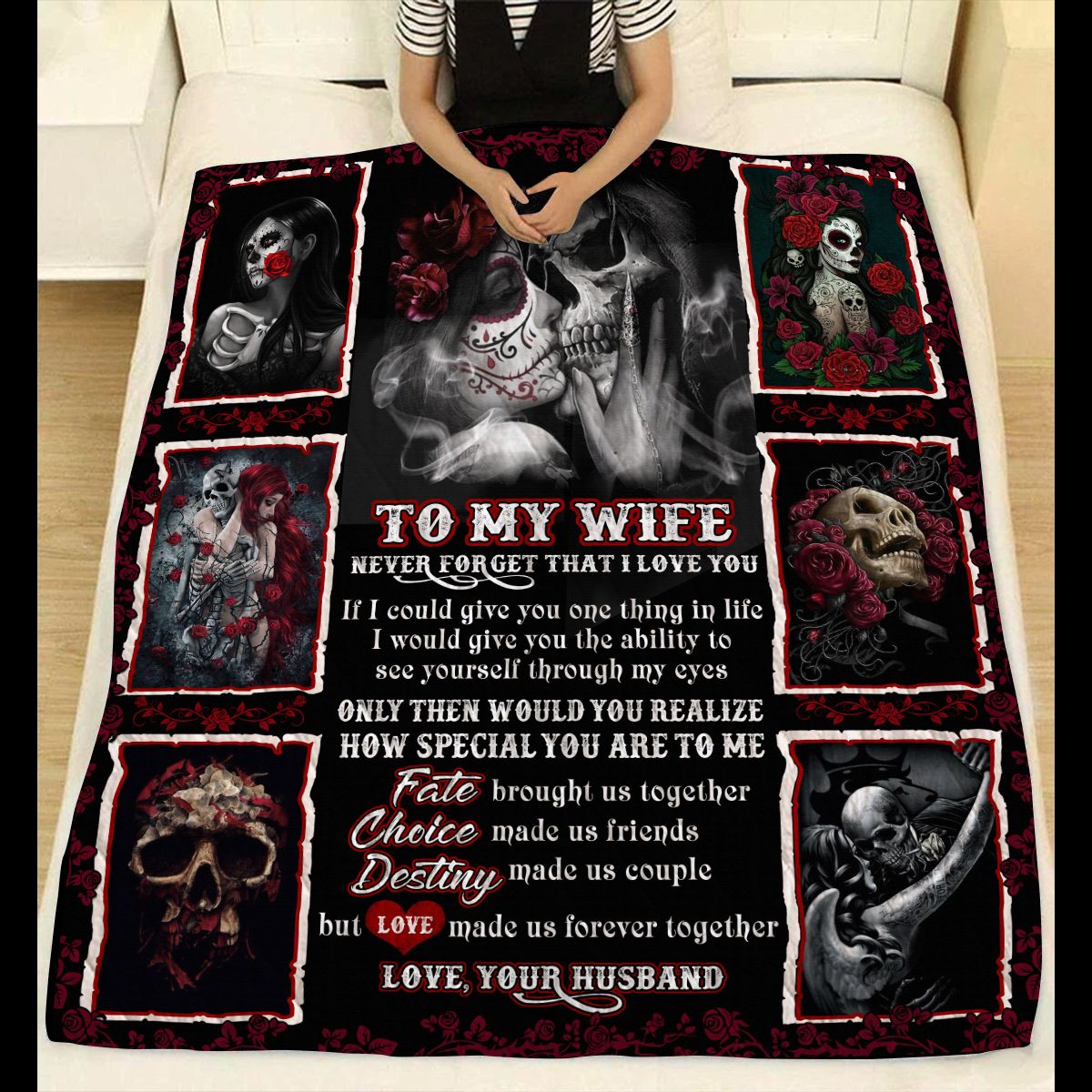 Skull Quilt Blanket DHC071214VT