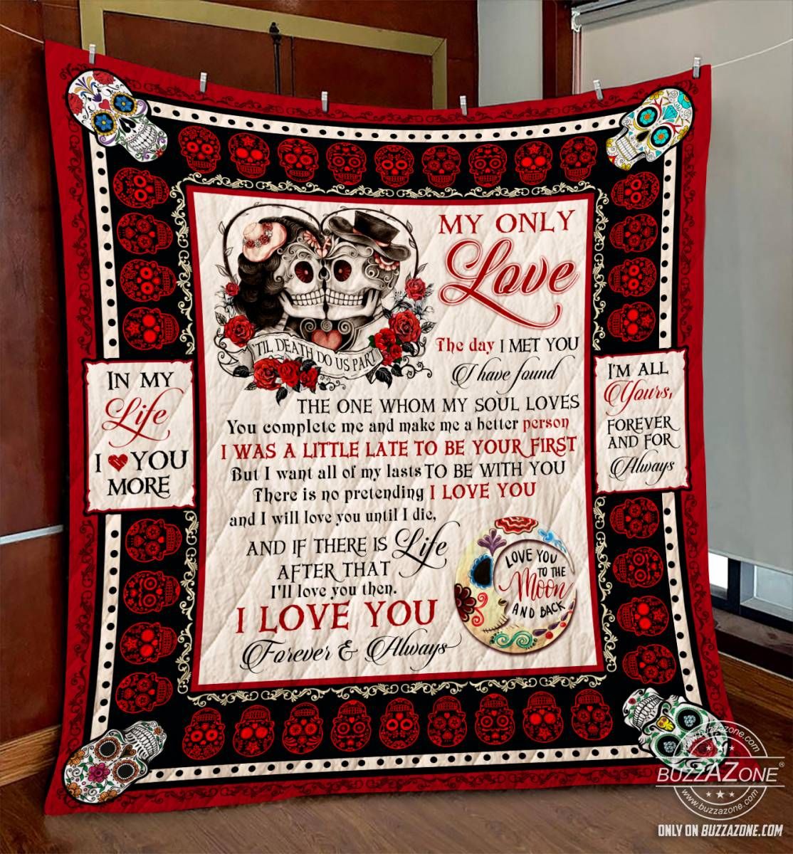 Skull Quilt Blanket DHC071216VT