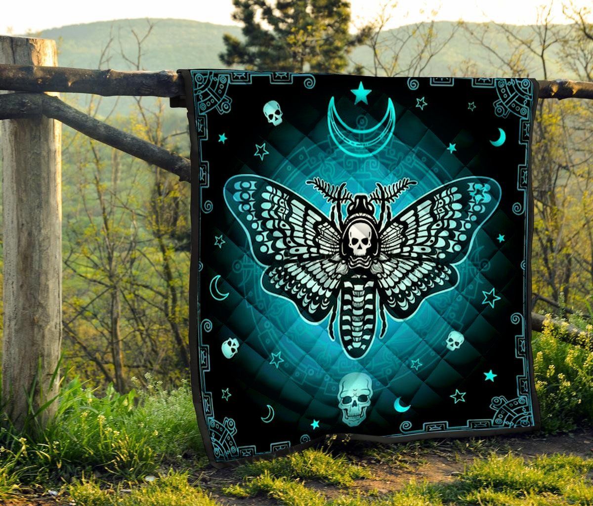 Skull Quilt Blanket DHC0712192VT