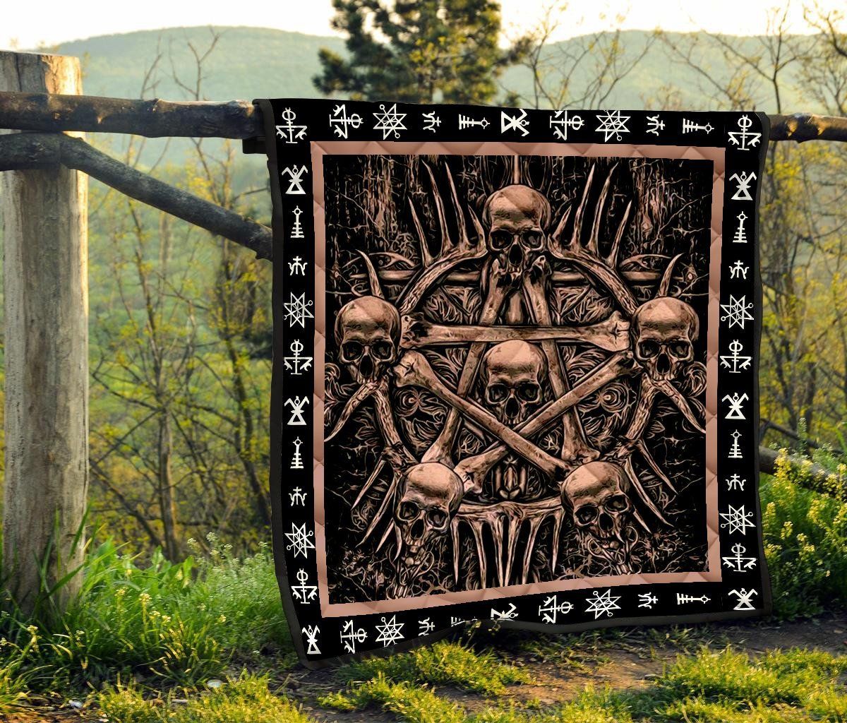 Skull Quilt Blanket DHC0712193VT