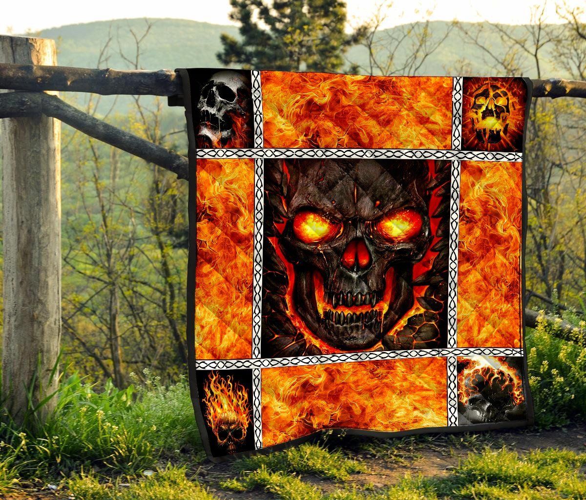 Skull Quilt Blanket DHC0712195VT