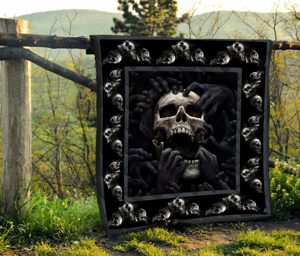 Skull Quilt Blanket DHC0712196VT
