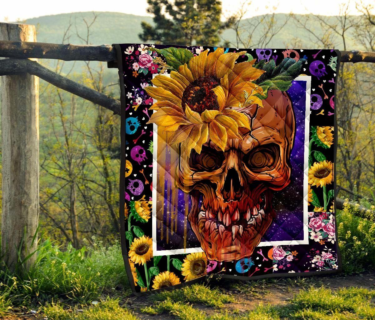 Skull Quilt Blanket DHC0712203VT