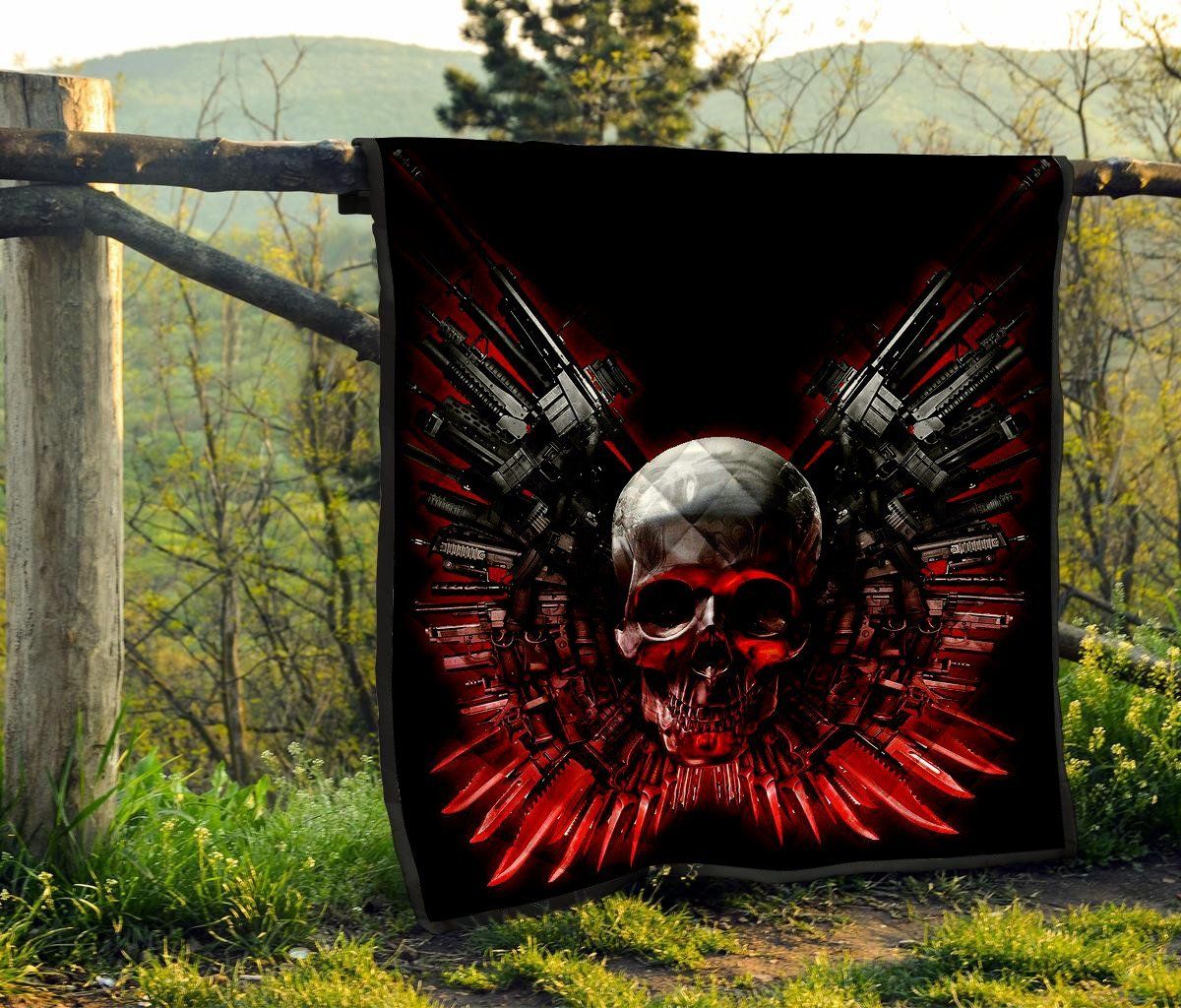 Skull Quilt Blanket DHC0712206VT