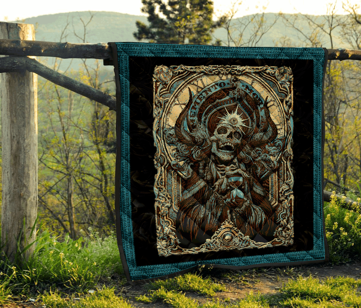 Skull Quilt Blanket DHC0712209VT