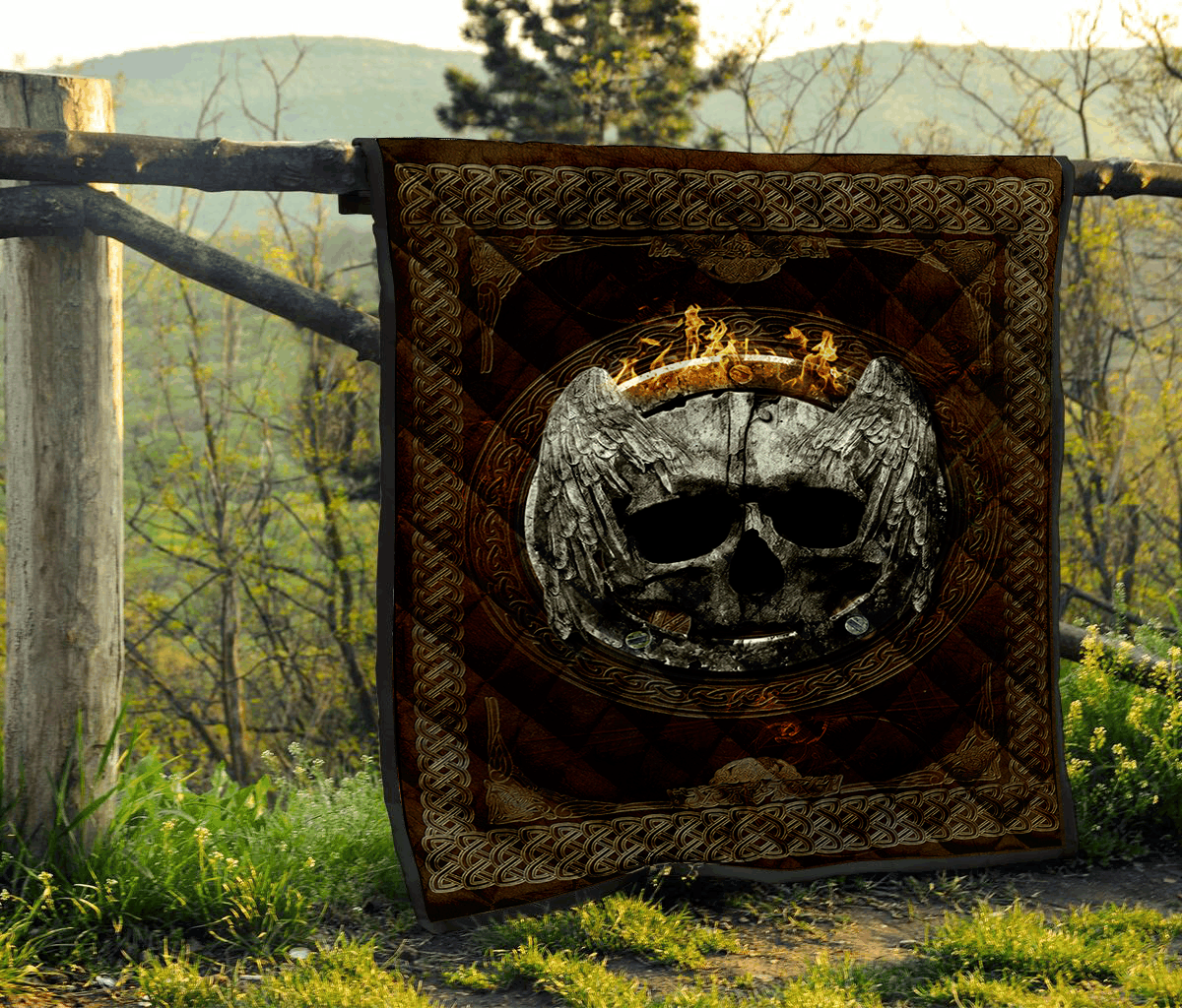 Skull Quilt Blanket DHC0712214VT
