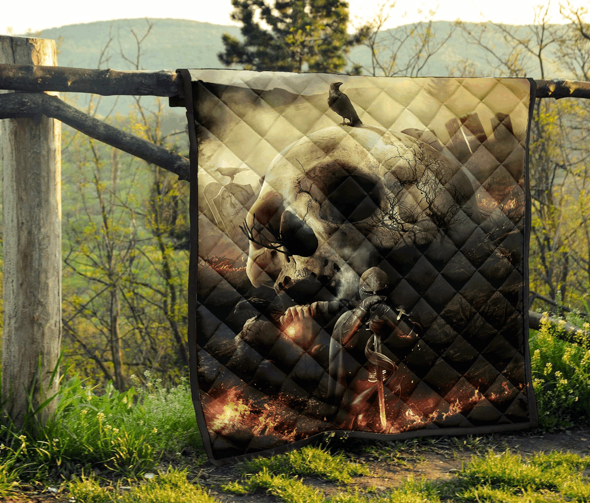 Skull Quilt Blanket DHC0712216VT
