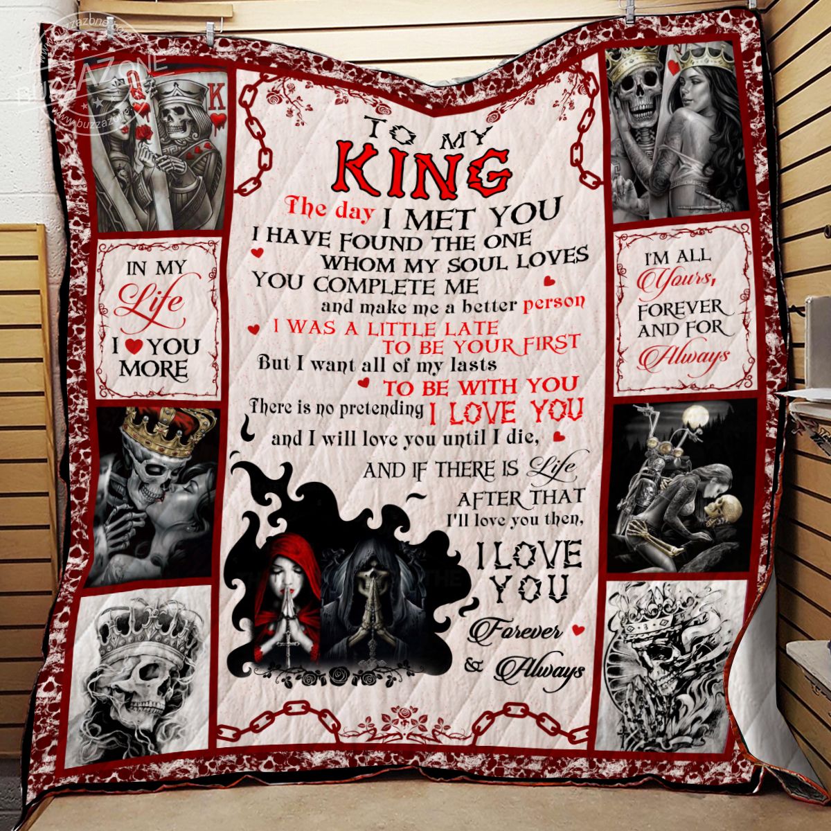Skull Quilt Blanket DHC071242VT