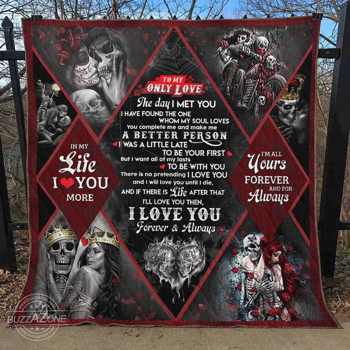 Skull Quilt Blanket DHC071263VT