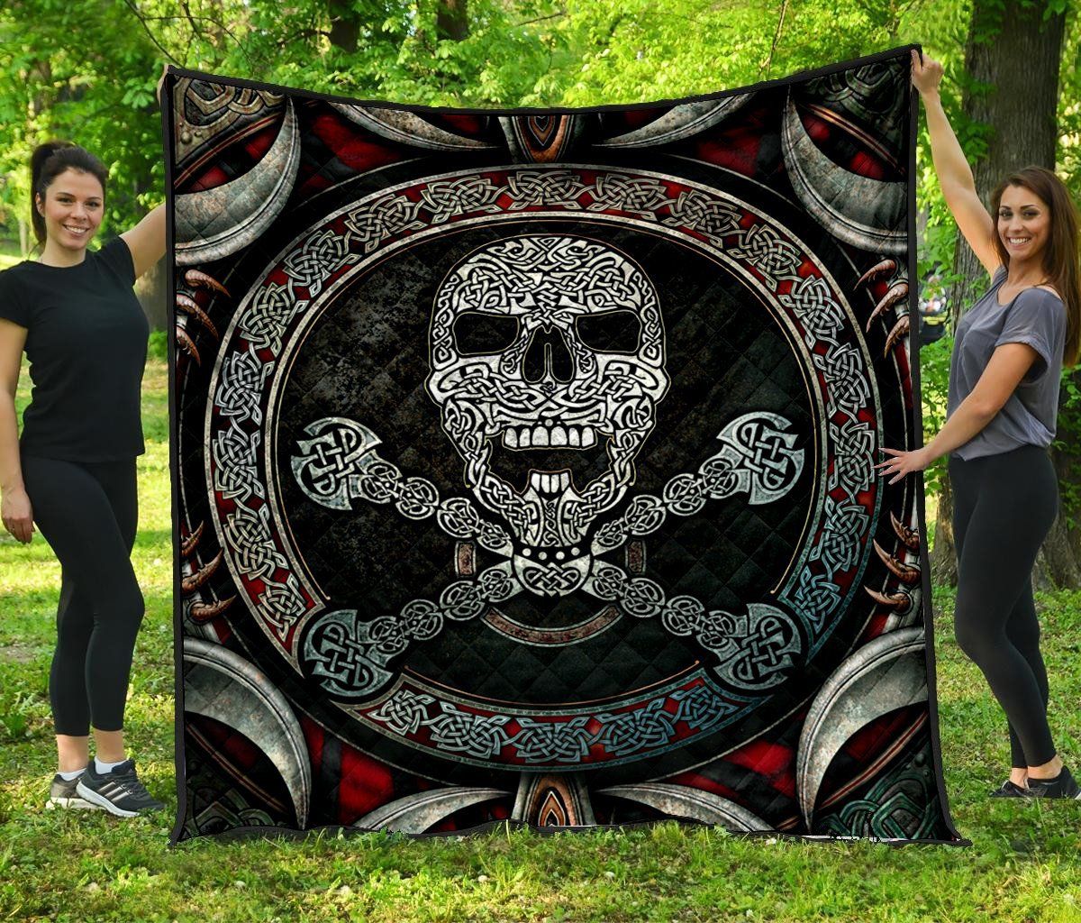 Skull Quilt Blanket DHC1001617VT