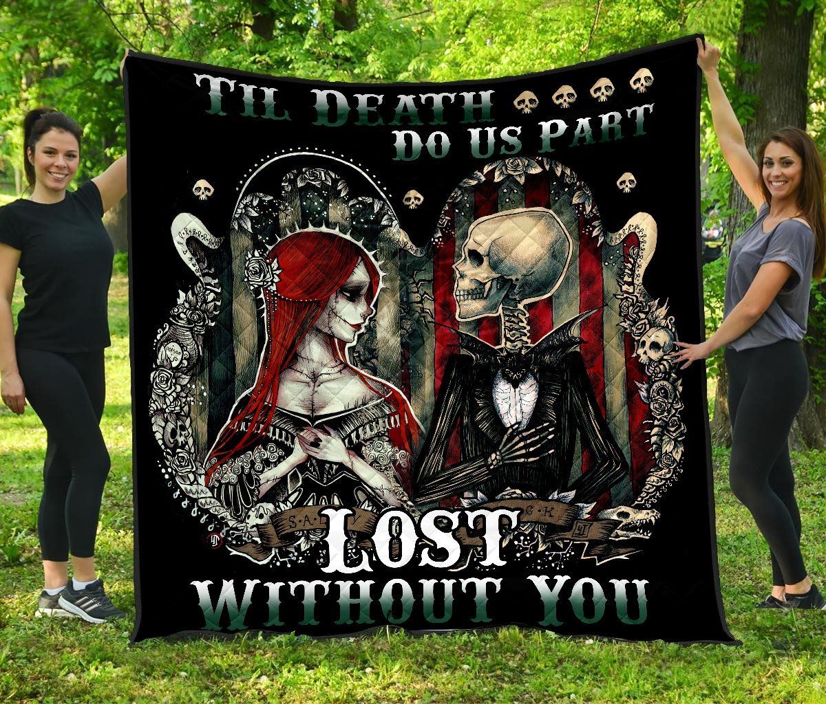 Skull Quilt Blanket DHC1001632VT