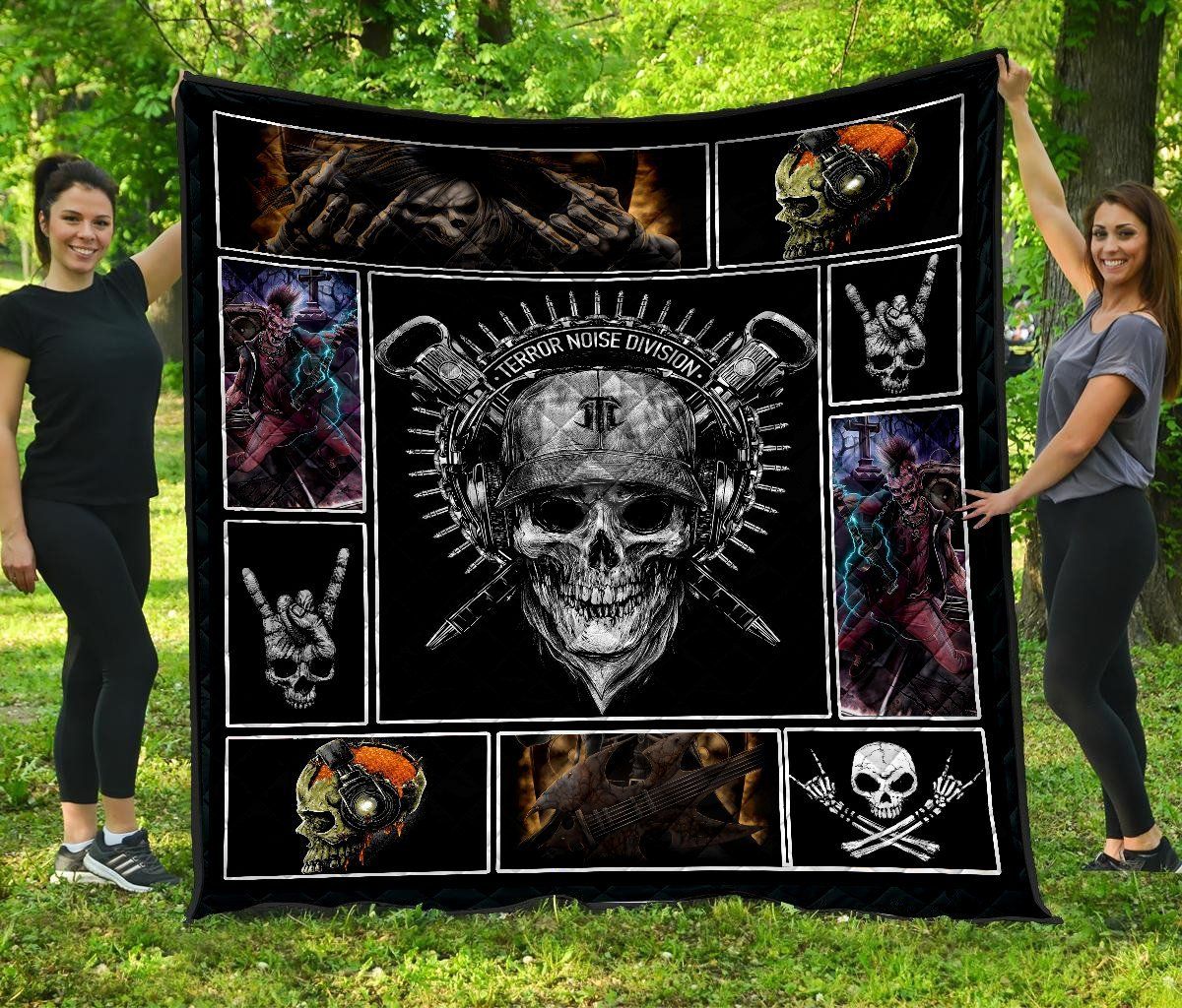 Skull Quilt Blanket DHC1001636VT