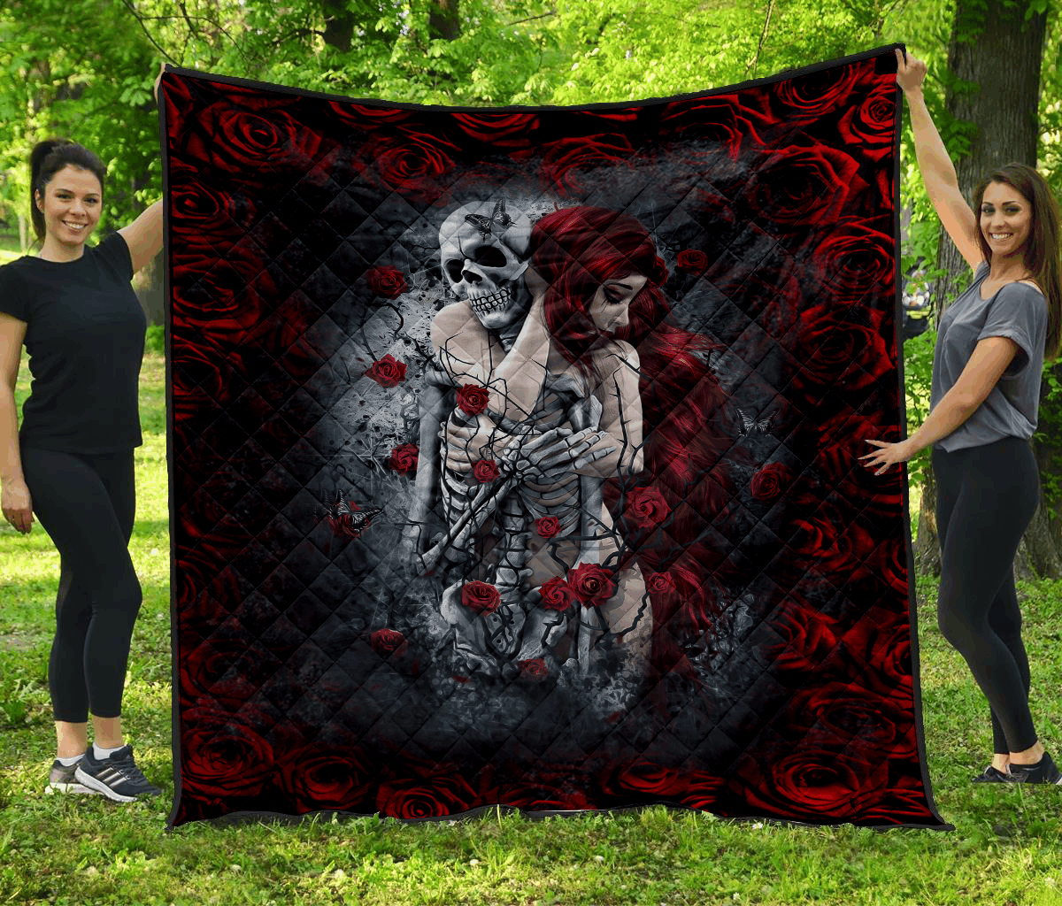 Skull Quilt Blanket DHC1001639VT