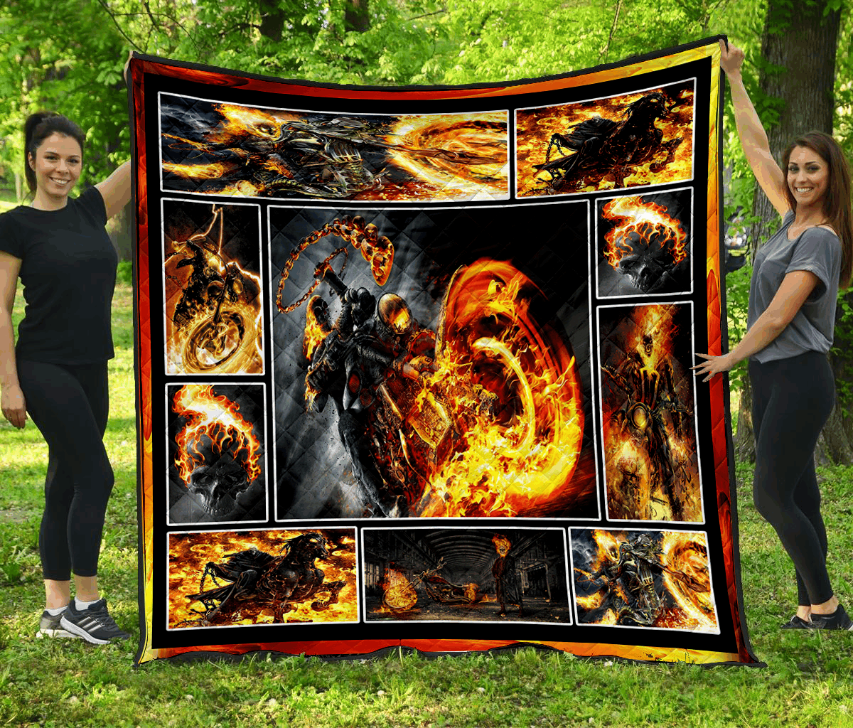 Skull Quilt Blanket DHC1001642VT