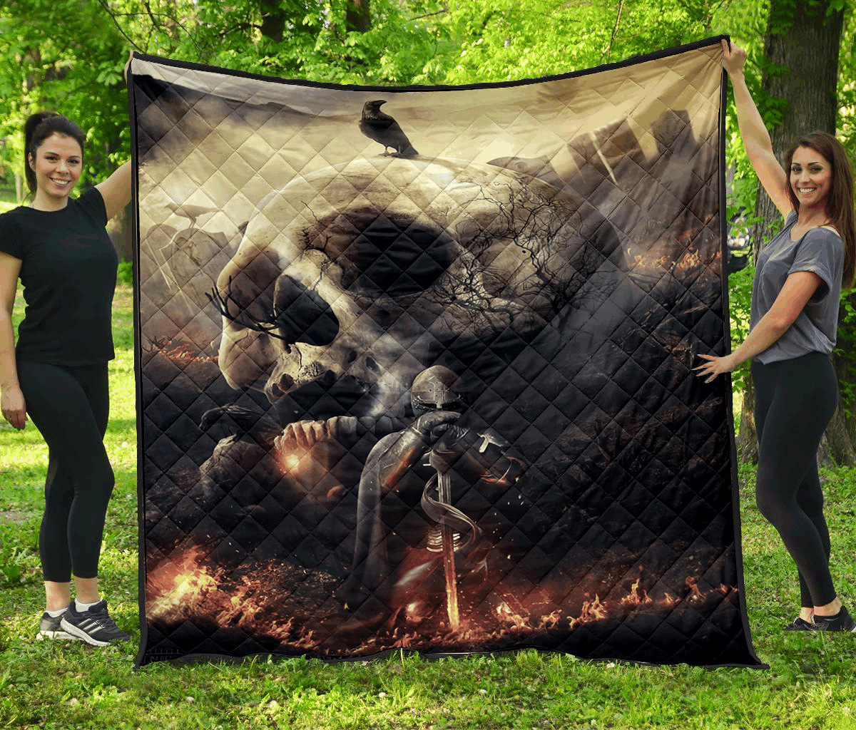 Skull Quilt Blanket DHC1001647VT