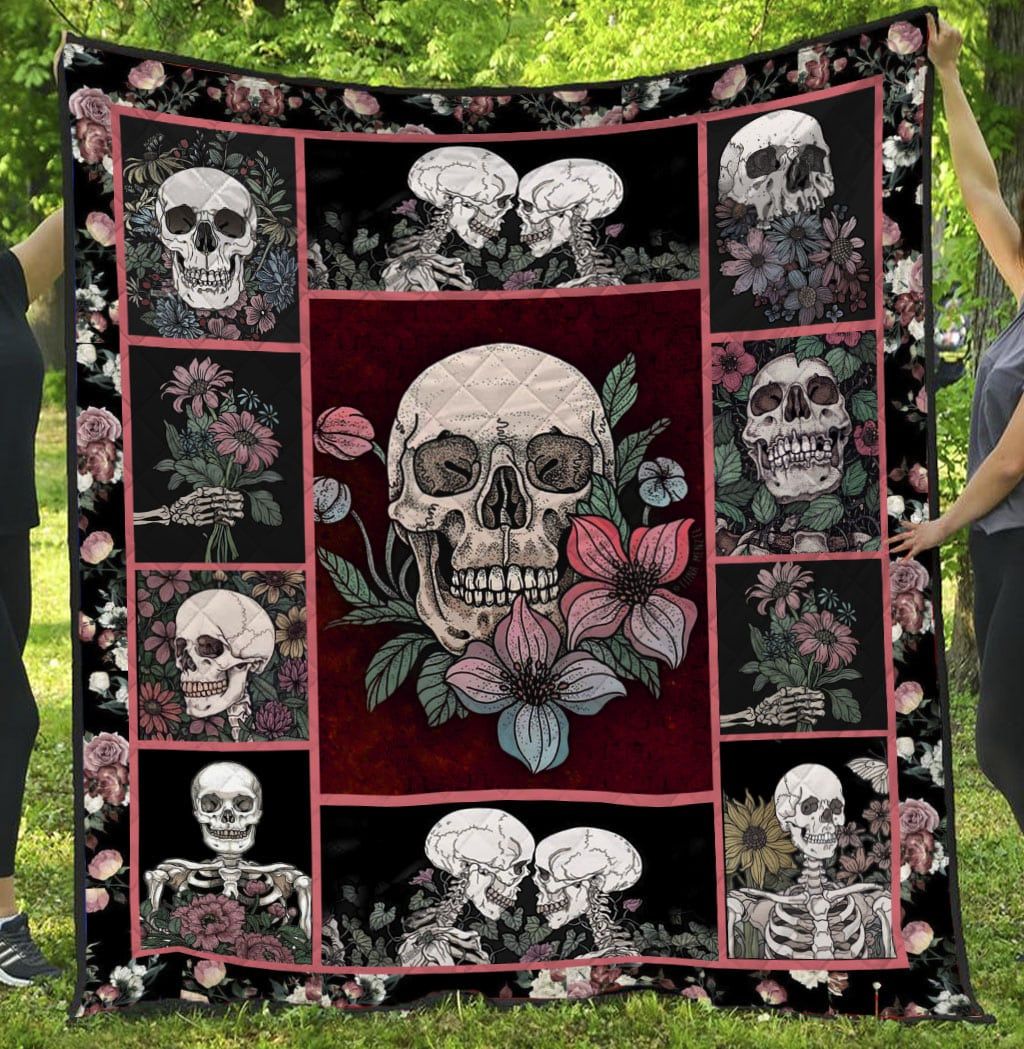 Skull Quilt Blanket DHC13121588VT