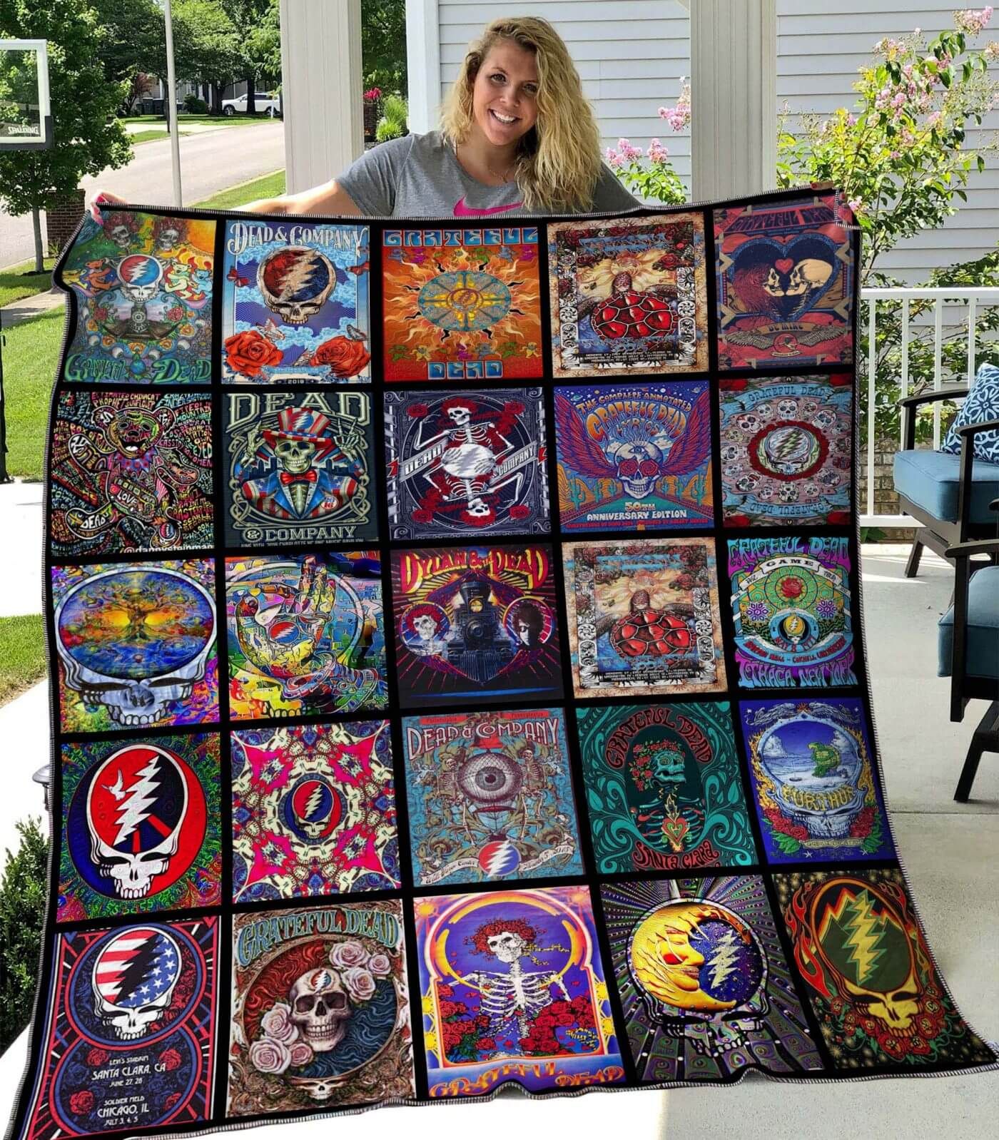 Skull Quilt Blanket DHC13121600VT