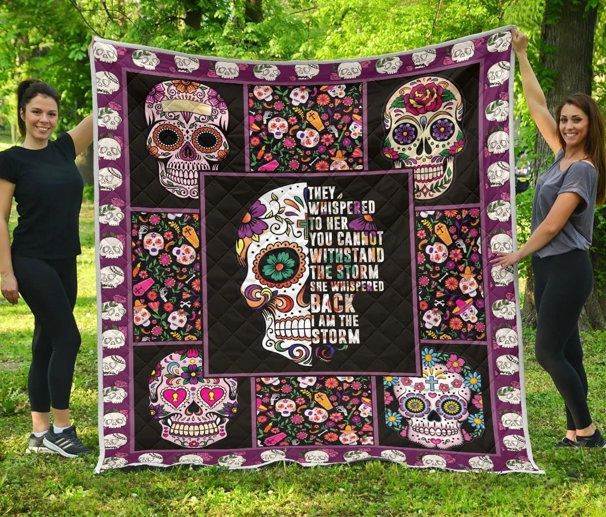 Skull Quilt Blanket DHC13121606VT