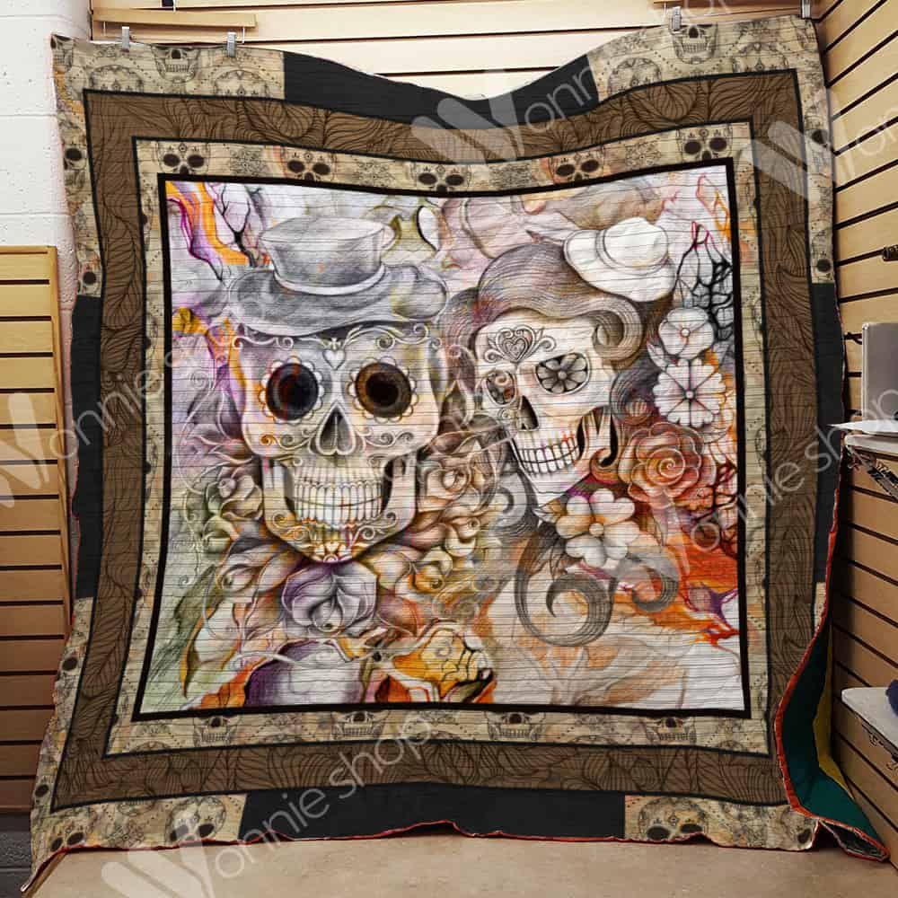 Skull Quilt Blanket DHC13121618VT