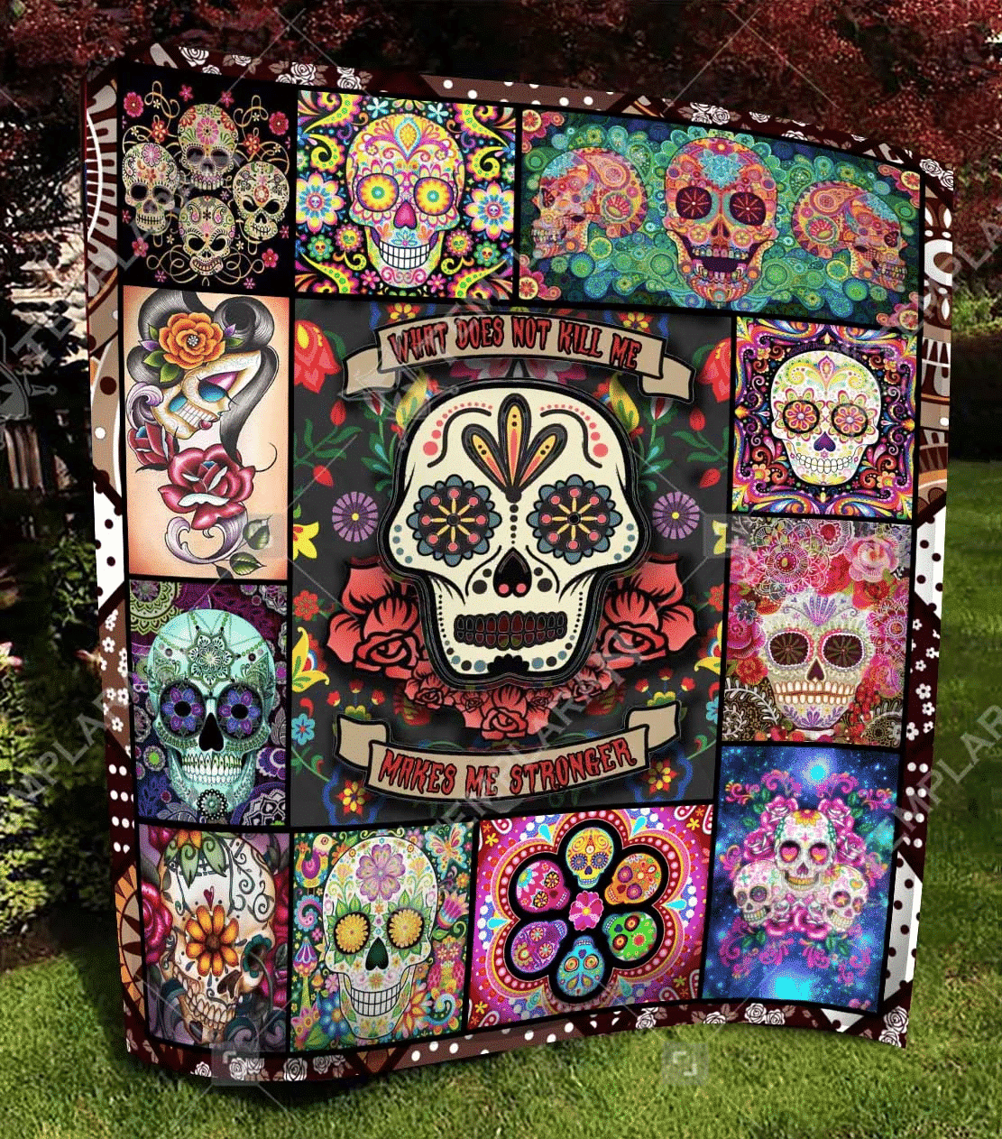 Skull Quilt Blanket DHC13121619VT