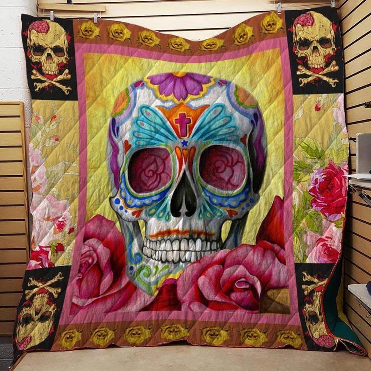 Skull Quilt Blanket DHC1312209VT