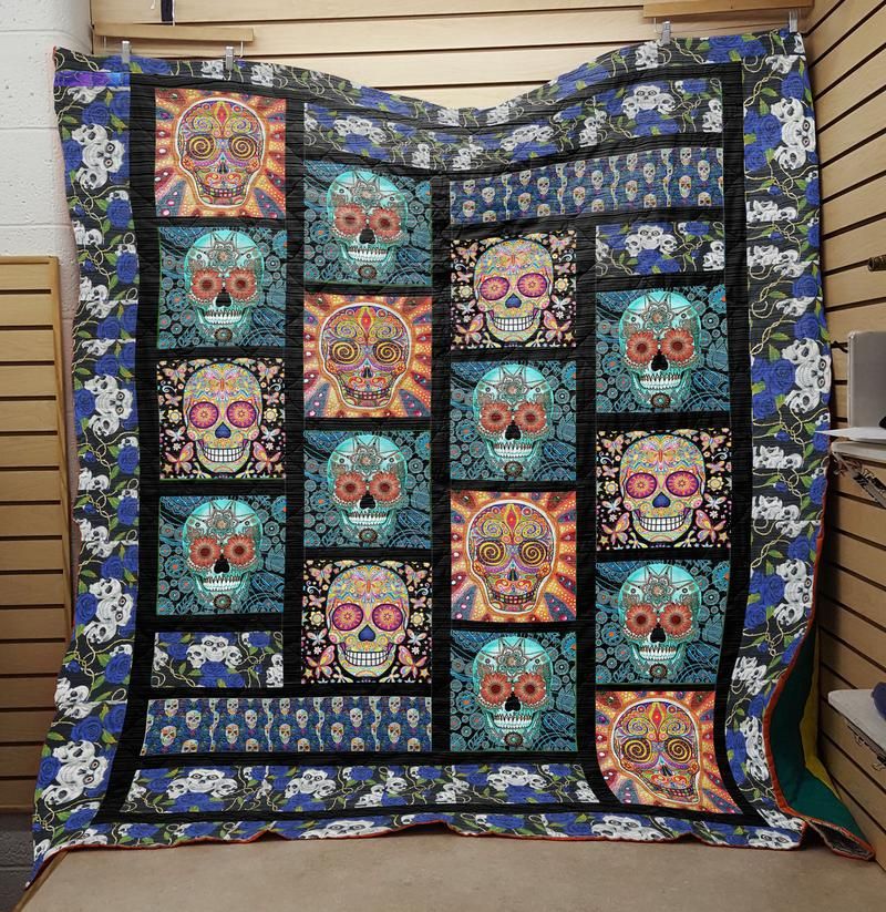 Skull Quilt Blanket DHC13122559VT