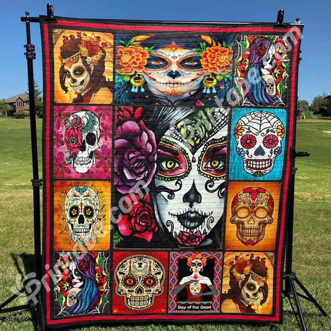 Skull Quilt Blanket DHC13124028VT