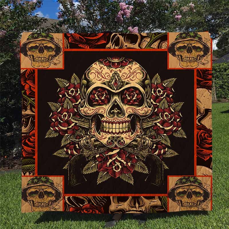 Skull Quilt Blanket DHC170120763TD