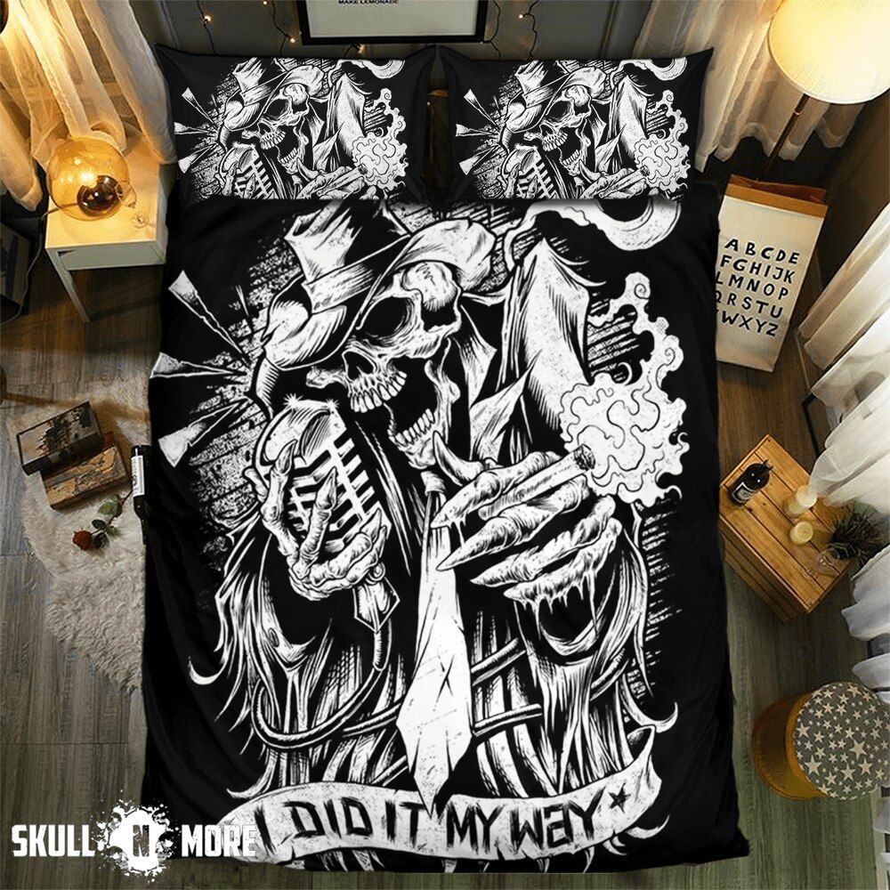Skull Singer Bedding Set