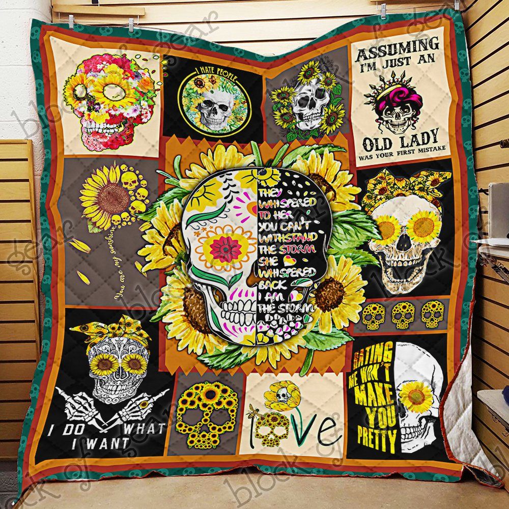Skull Storm Girl Quilt Psl806 Dhc11122780Dd