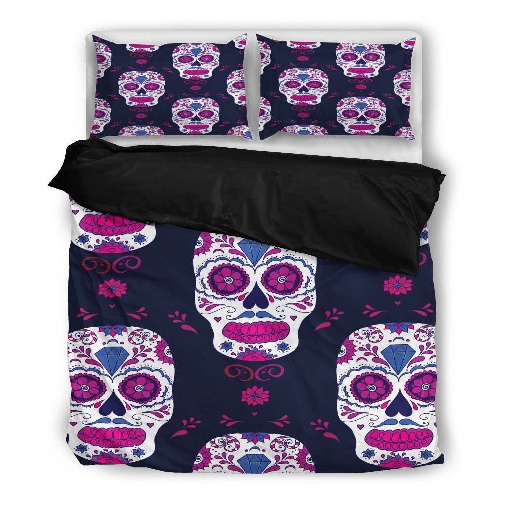 Skull Sugar Purple Bedding Set