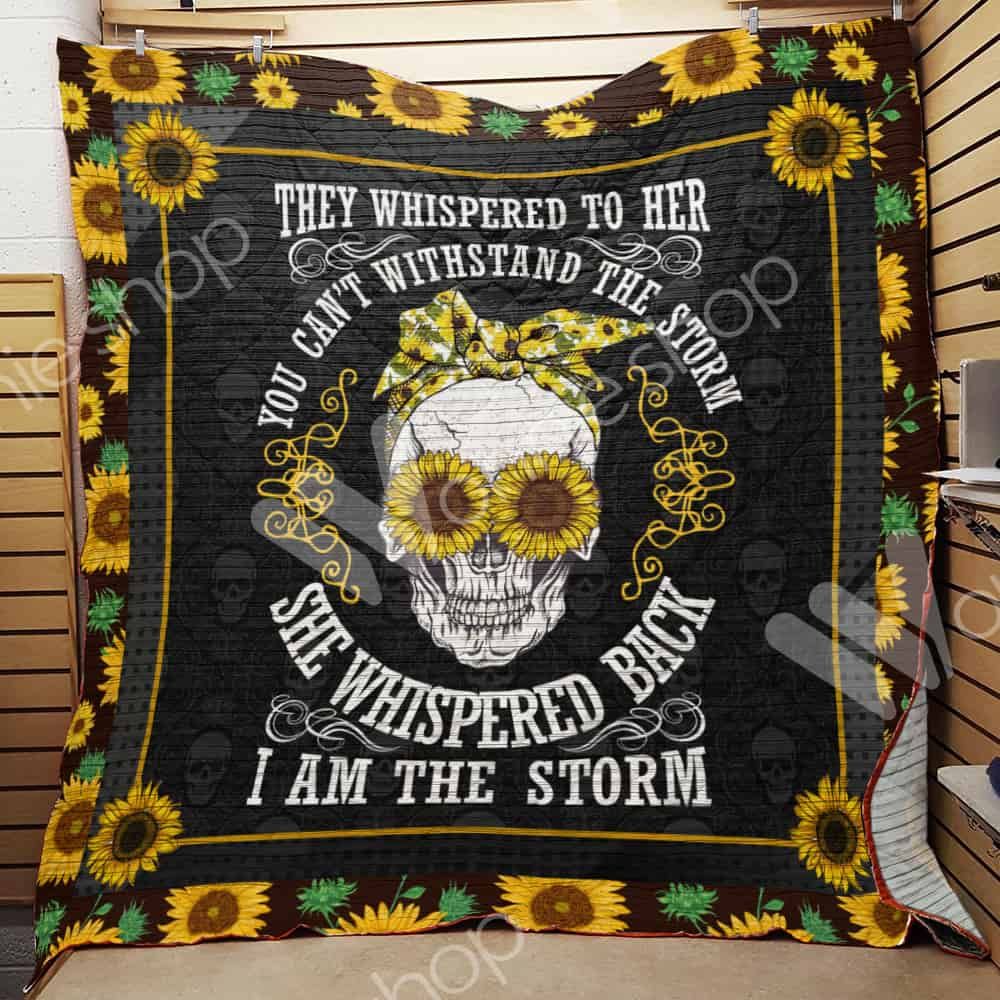 Skull Sunflower Quilt Blanket DHC03021059TD