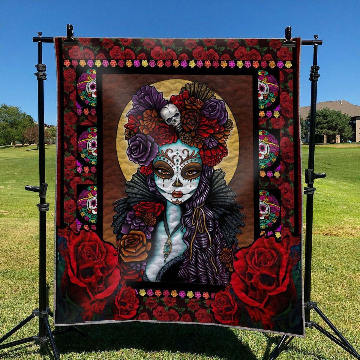 Skull TD2809791 Quilt Blanket